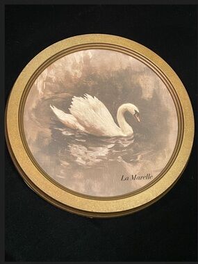 10" White Bird Round Framed Wall Art - Threshold™ designed with Studio McGee